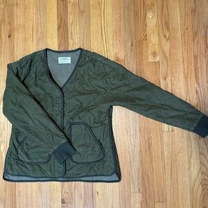 REI Olive Quilted Women's Jacket - Medium